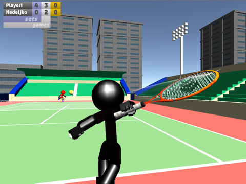 Stickman 3D Tennis screenshot 2