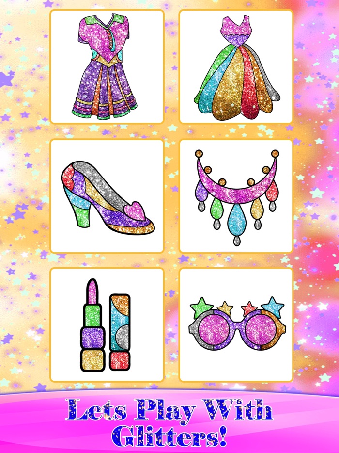 Glitter Fashion Art Coloring