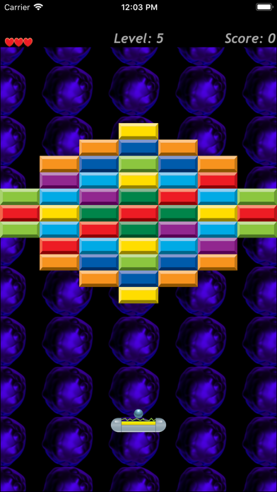 Brick and ball arkanoid screenshot 3