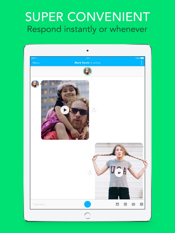 Glide - Live Video Messaging, Chat & Text screenshot