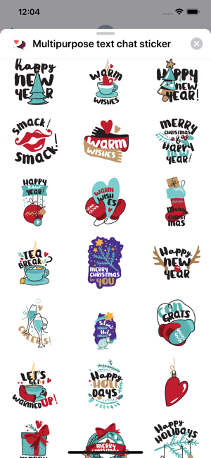 Multipurpose text chat sticker(圖8)-速報App