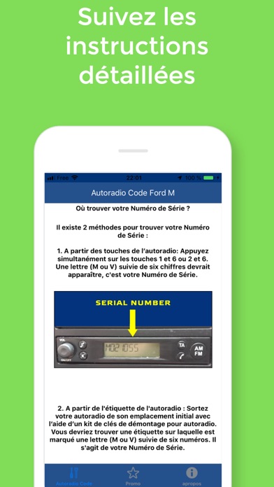 Autoradio Code for Ford M