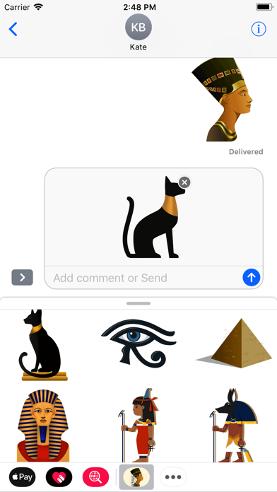 Egypt Mystery Pyramid Stickers screenshot 2