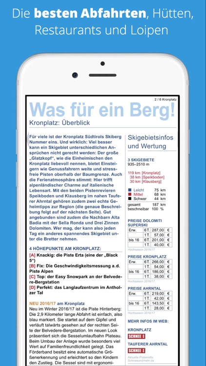 Schnee und mehr Der Skiatlas