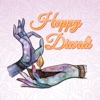 Elegant Diwali Wishes Stickers