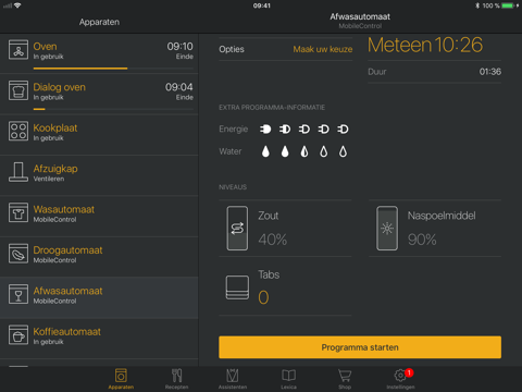 Miele app – Smart Home screenshot 3