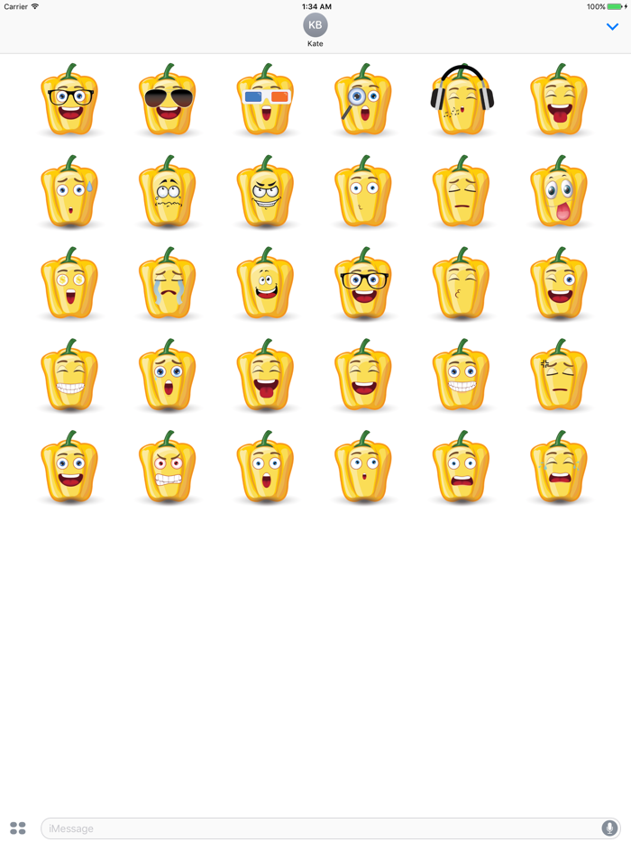 Sticker Me Cool Bell Pepper