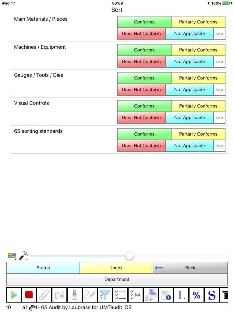 UMT Audit screenshot 2