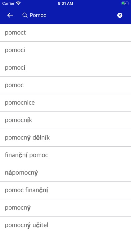 Czech Portuguese Dictionary screenshot-4