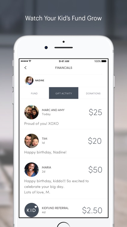 Kidfund - Save for your kids screenshot-3