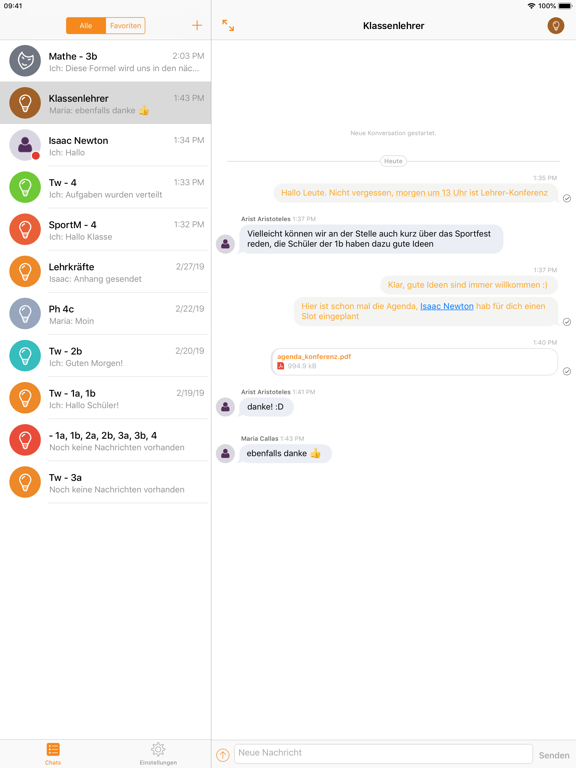Screenshot #4 pour Untis Messenger