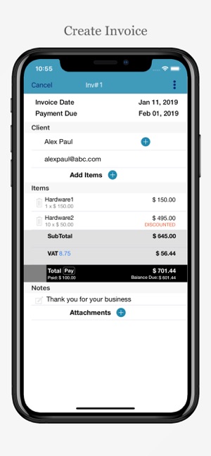 EZ Invoice - Simple Invoicing(圖2)-速報App