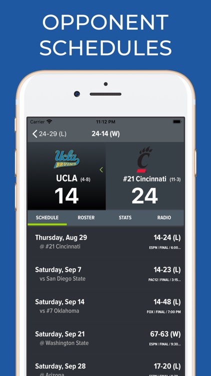 Cincinnati Football Schedules screenshot-7