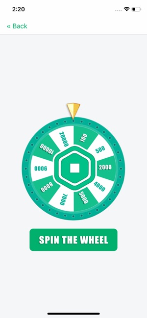 Robux Spin Wheel For Roblox On The App Store - 20k robux screenshot