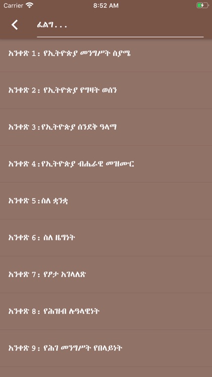 Ethiopian Constitution screenshot-6