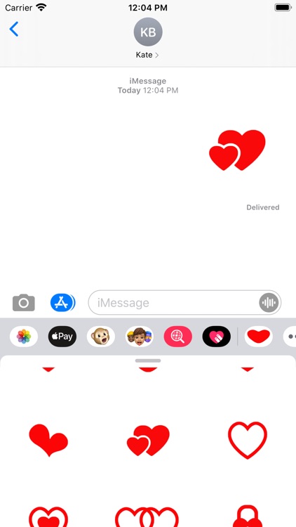 Love heart stickers & emoji by FOMICHEV DENIS