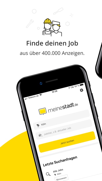 How to cancel & delete Jobbörse von meinestadt.de from iphone & ipad 1