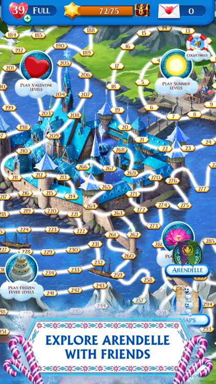 Disney Frozen Free Fall screenshot-3