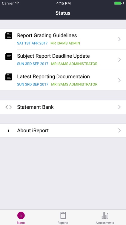 iReport App