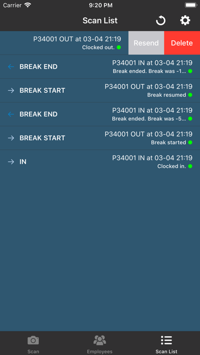 Shifter Clock App screenshot 3