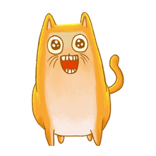 Startled Cat - Animated