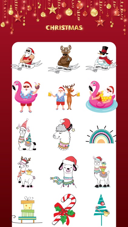 120+ ChristmasParty Stickers