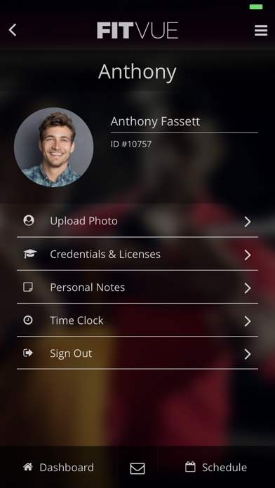 FITVUE Staff screenshot 3