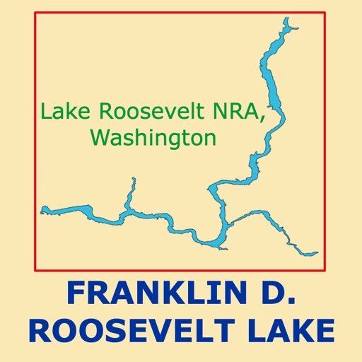 Franklin D. Roosevelt Lake Map