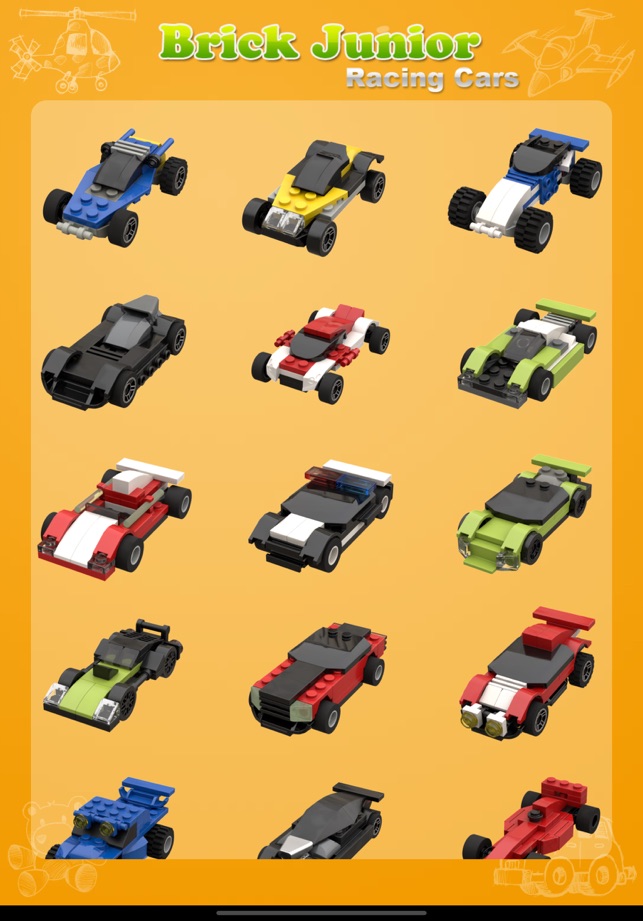 Brick Junior: Racing Cars