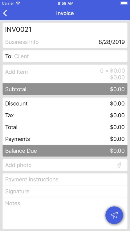 Invoice Simple Lite screenshot-4