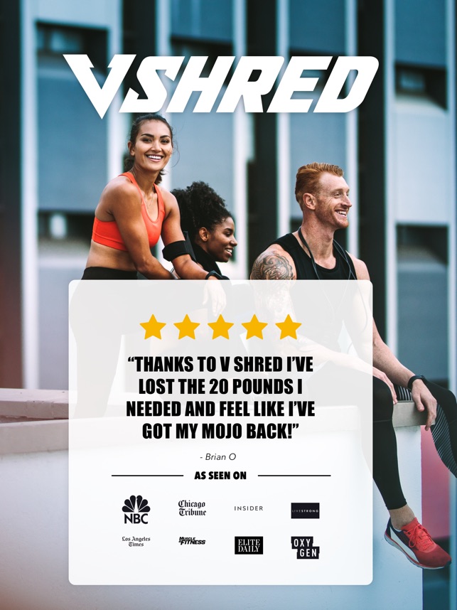 V Shred Diet Fitness On The App Store