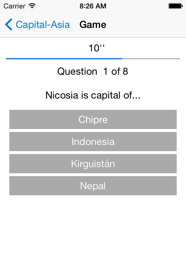 Capitales-Asia screenshot 3