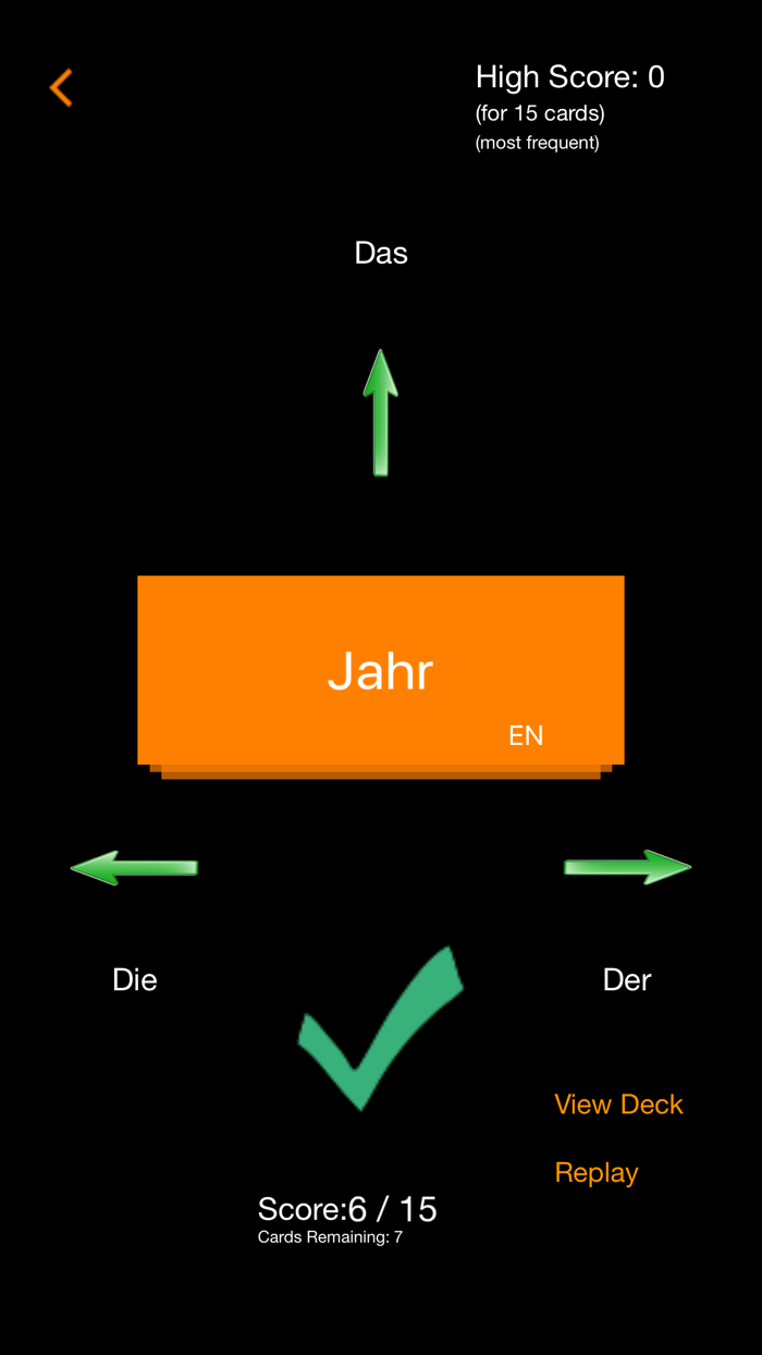 German Article Trainer
