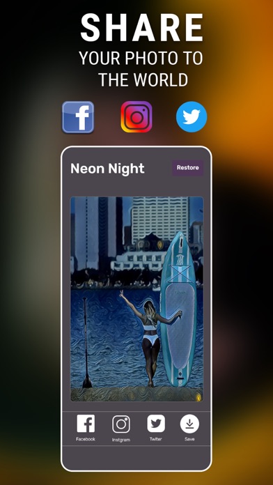 Neon Night Effect Photo Editor screenshot 3