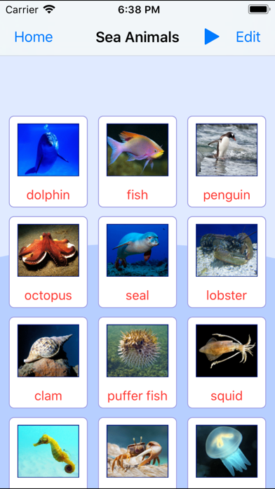 App Shopper: Sea Animals. Learning Cards (Education)