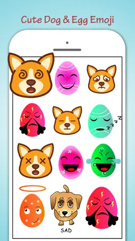 Game screenshot Egg Loving Dogs Emoji apk