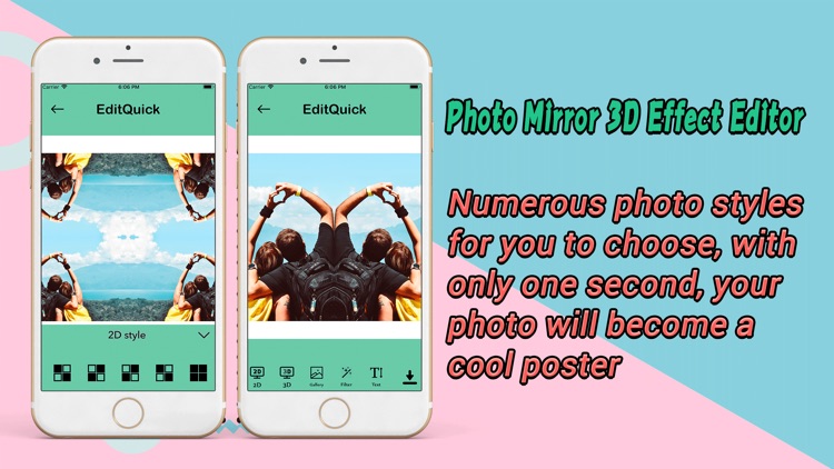 Photo Mirror 3D Effect Editor