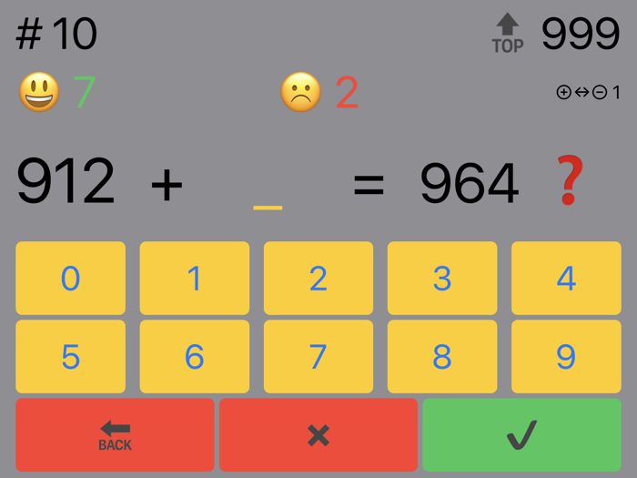 My First Math ?  and -