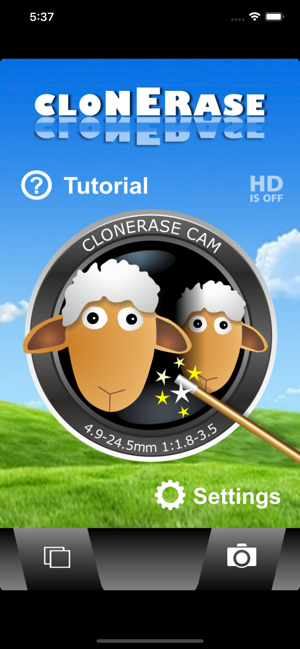 ClonErase Camera