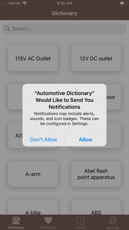 Automotive - Dictionary