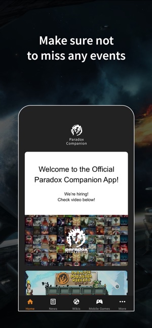 Paradox Companion(圖1)-速報App