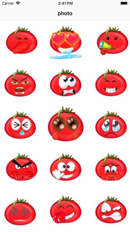 Big red tomato sticker-YiYuan