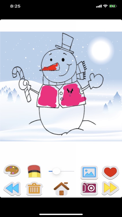 A Christmas Coloring App screenshot-4