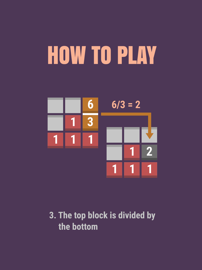 Vertical Divide Number Puzzle