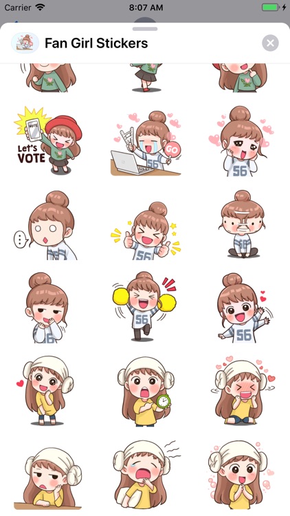 Fan Girl Stickers screenshot-4