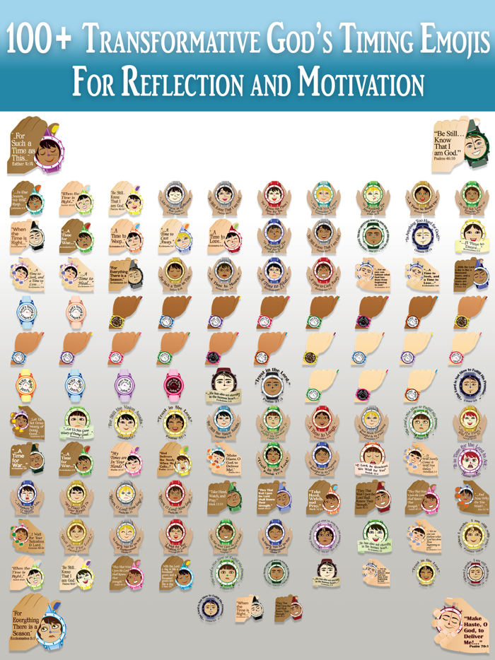 Gods Timing Scripture Emojis