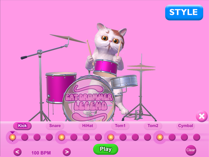 Cat Drummer Legend  - Toy