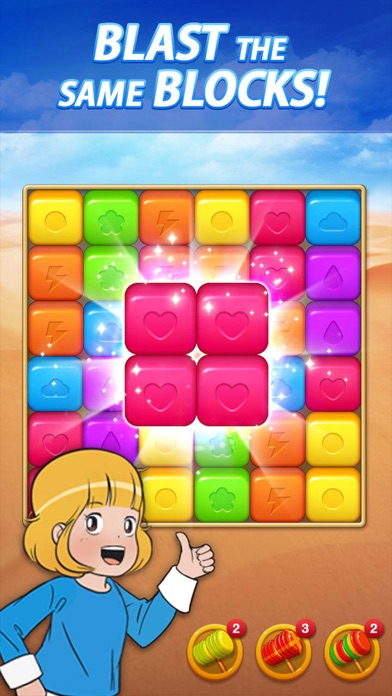 Block Pop Story : Yumi`s Cells screenshot 3