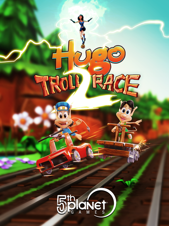 Hugo Troll Race 2: Rail Rush на iPad