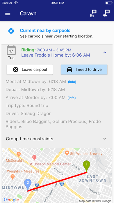 Caravn Carpool screenshot 3